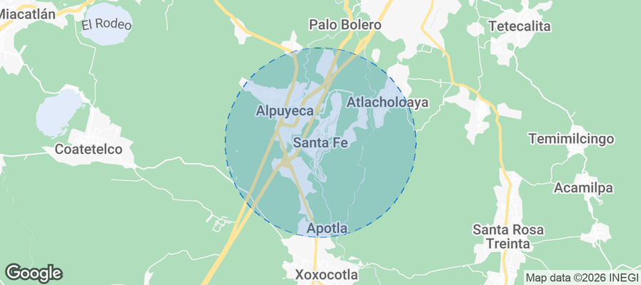 Santa Fe Airbnb map